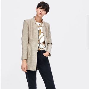 Zara Inverted Lapel Frock Coat